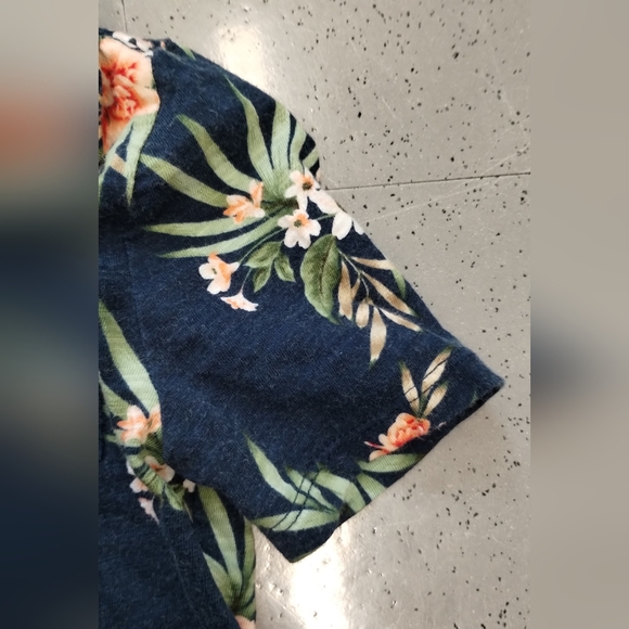 Old Navy Aloha Casual Slub-Knit Floral Polo Short Sleeve for Toddler Boys 4T - Picture 11 of 12